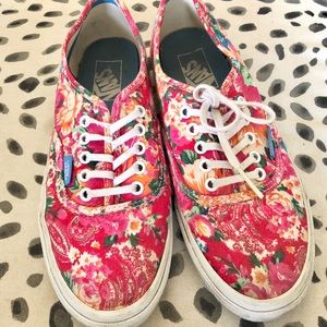Paisley Print Vans